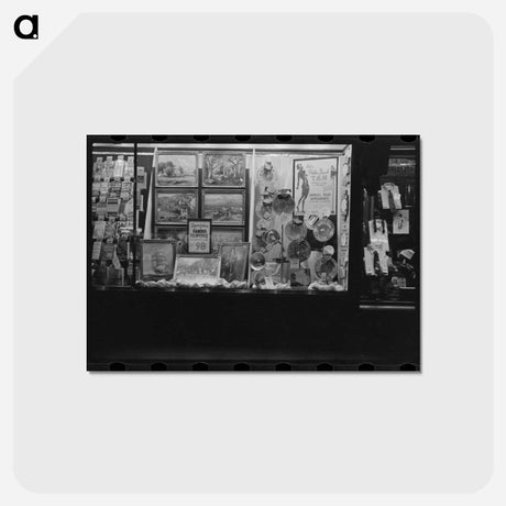アートポストカード-Drugstore Window, Washington, D.C.
 - ラッセル リー Postcard.