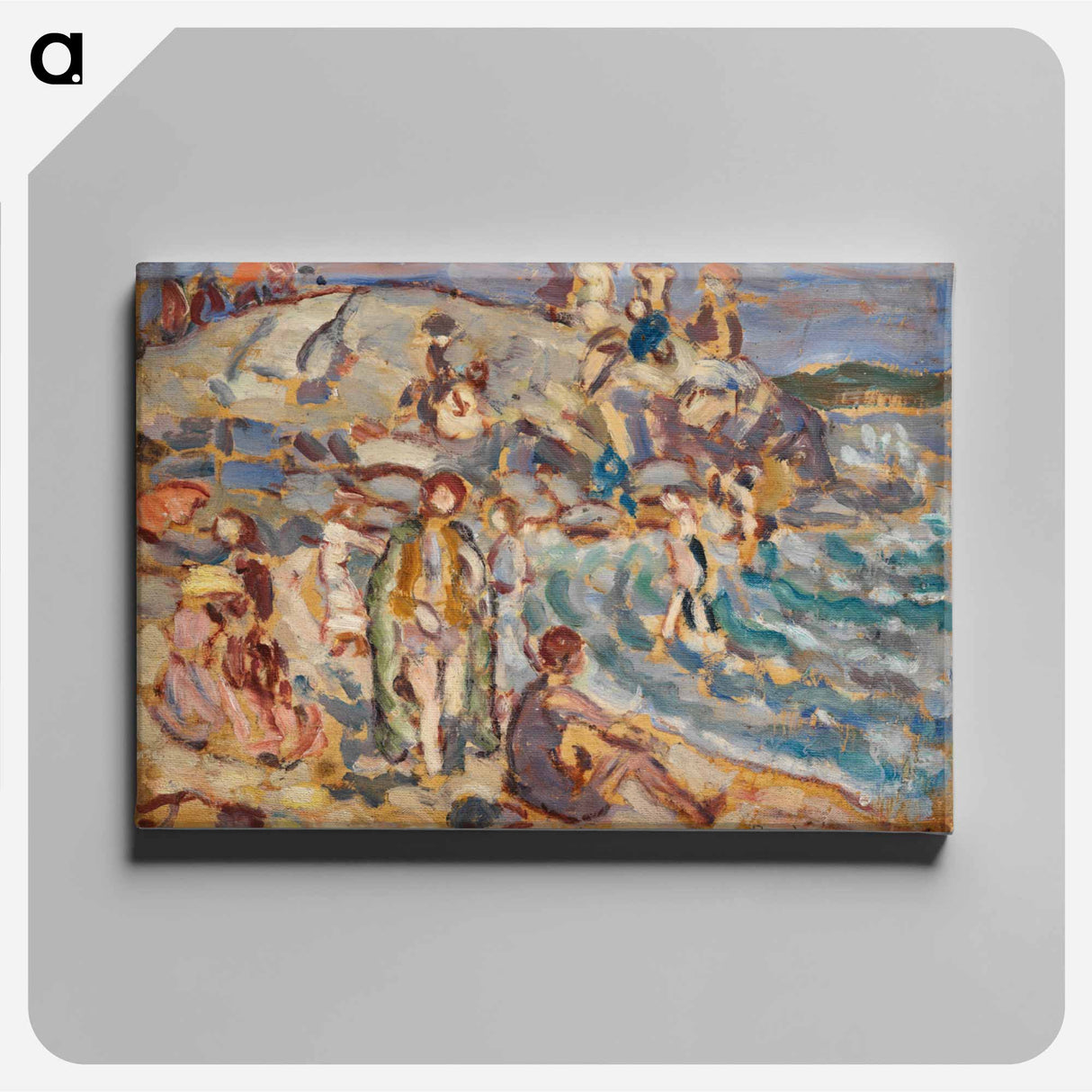 アートパネル-Beach Scene and Hill
 - バーンズ・コレクション Canvas.