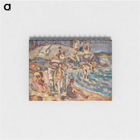アートメモ帳-Beach Scene and Hill
 - バーンズ・コレクション Memo.