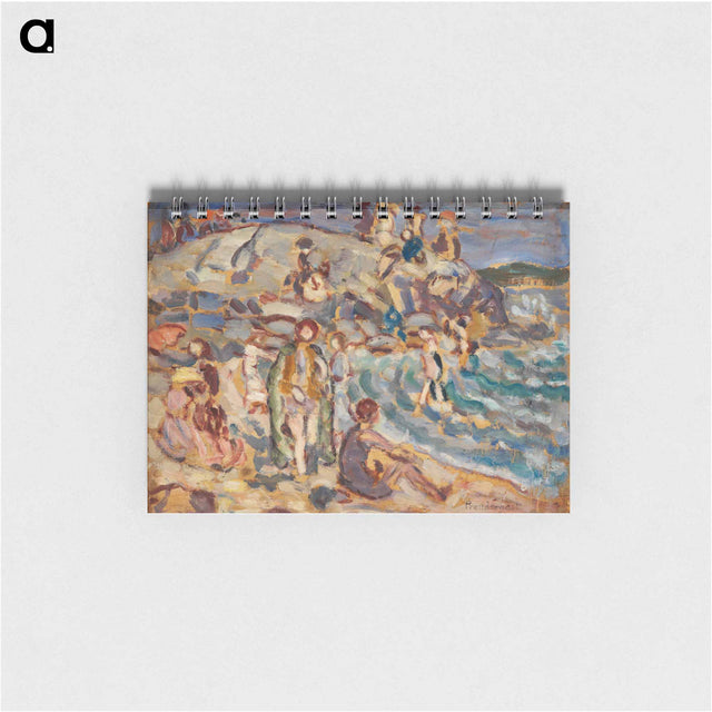 アートメモ帳-Beach Scene and Hill
 - バーンズ・コレクション Memo.