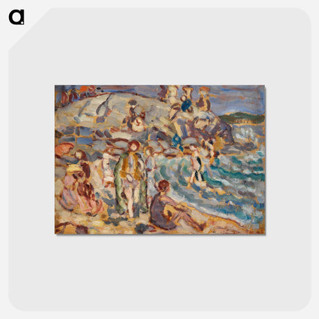 アートポストカード-Beach Scene and Hill
 - バーンズ・コレクション Postcard.