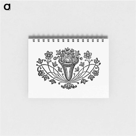 アートメモ帳-Victorian Flowers in a Vase
 - 大英図書館 Memo.