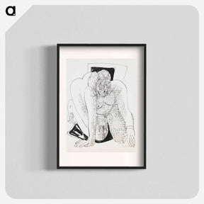アートポスター-Crawling Woman
 - セントルイス美術館 Poster.