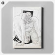 アートパネル-Crawling Woman
 - セントルイス美術館 Canvas.