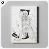 アートパネル-Crawling Woman
 - セントルイス美術館 Canvas.
