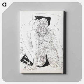 アートパネル-Crawling Woman
 - セントルイス美術館 Canvas.