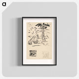 Sketches of hunting motifs - アーノルド ピーター ワイズ クビンチャン Poster.
