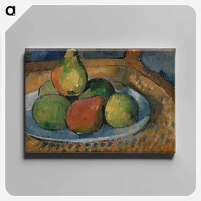 アートパネル-Plate of Fruit on a Chair
 - バーンズ・コレクション Canvas.