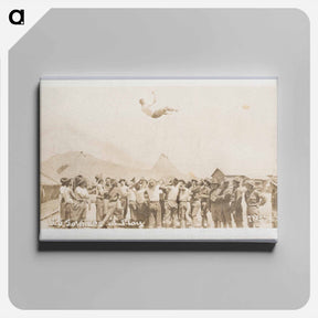 アートパネル-Soldiers Throwing a Man in the Air
 - セントルイス美術館 Canvas.