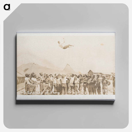 アートパネル-Soldiers Throwing a Man in the Air
 - セントルイス美術館 Canvas.