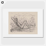 Sitting man - アーノルド ピーター ワイズ クビンチャン Poster.