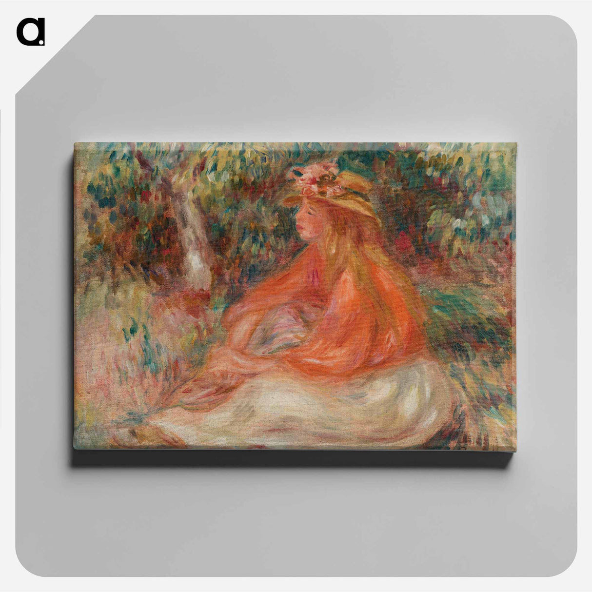 アートパネル-Seated Woman
 - バーンズ・コレクション Canvas.