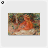アートポストカード-Seated Woman
 - バーンズ・コレクション Postcard.
