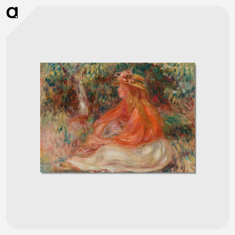 アートポストカード-Seated Woman
 - バーンズ・コレクション Postcard.