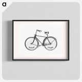アートポスター-Psycho Cycles Bicycle
 - 大英図書館 Poster.
