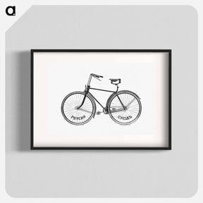 アートポスター-Psycho Cycles Bicycle
 - 大英図書館 Poster.