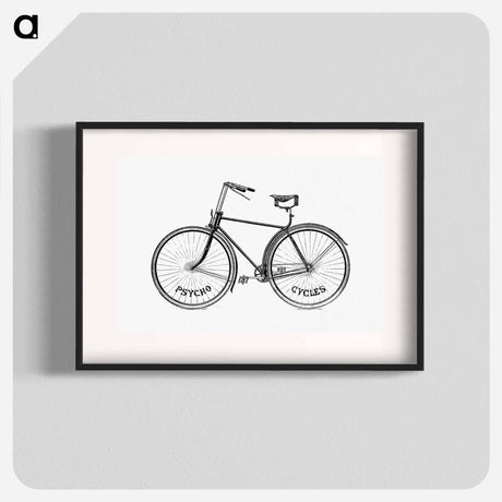 アートポスター-Psycho Cycles Bicycle
 - 大英図書館 Poster.