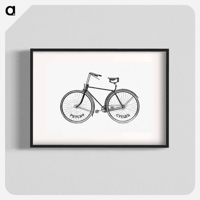 アートポスター-Psycho Cycles Bicycle
 - 大英図書館 Poster.