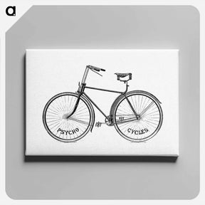 アートパネル-Psycho Cycles Bicycle
 - 大英図書館 Canvas.
