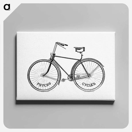 アートパネル-Psycho Cycles Bicycle
 - 大英図書館 Canvas.