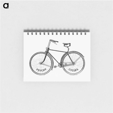 アートメモ帳-Psycho Cycles Bicycle
 - 大英図書館 Memo.