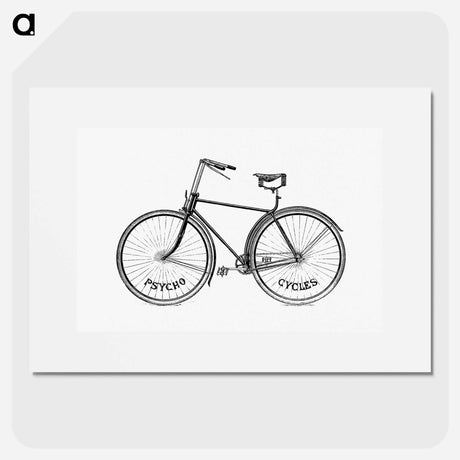 アートポスター-Psycho Cycles Bicycle
 - 大英図書館 Poster.