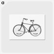 アートポストカード-Psycho Cycles Bicycle
 - 大英図書館 Postcard.