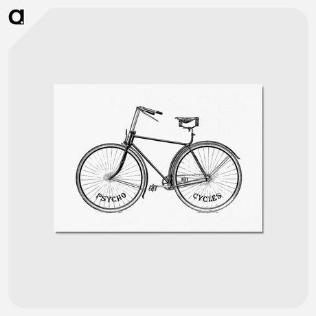 アートポストカード-Psycho Cycles Bicycle
 - 大英図書館 Postcard.