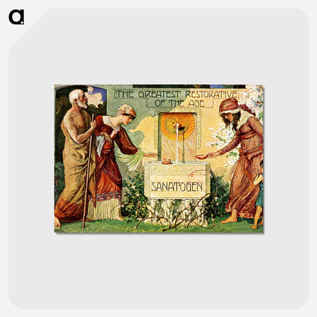 アートポストカード-Sanatogen: the Greatest Restorative of the Age
 - 国立医学図書館 Postcard.