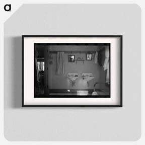 アートポスター-Rustan Brothers' Farmhouse Washroom
 - ラッセル リー Poster.