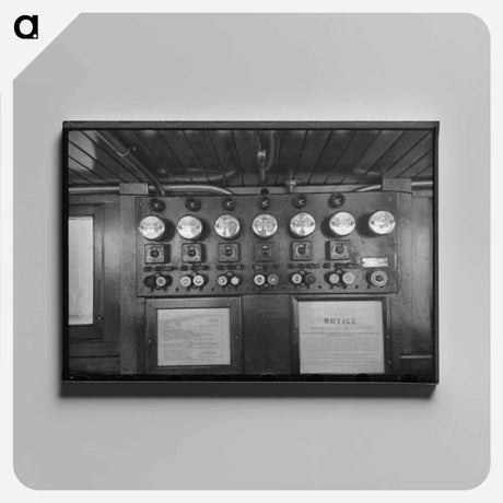 アートパネル-Rustan Brothers' Farmhouse Washroom
 - ラッセル リー Canvas.