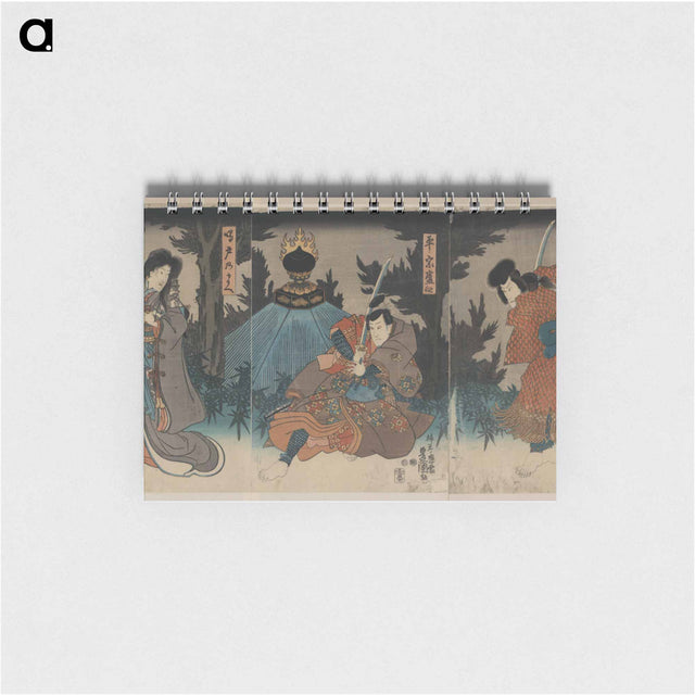 アートメモ帳-Narutonomae; Taira no Munemori Kyō; Akugenta Yoshihira
 - 歌川 国貞 Memo.