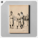 grönhagen miettii, kylmä on von kothen, schantz ärjyy vaan ja konow kiroaa - アルバート エーデルフェルト Canvas.