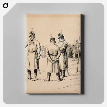 grönhagen miettii, kylmä on von kothen, schantz ärjyy vaan ja konow kiroaa - アルバート エーデルフェルト Canvas.
