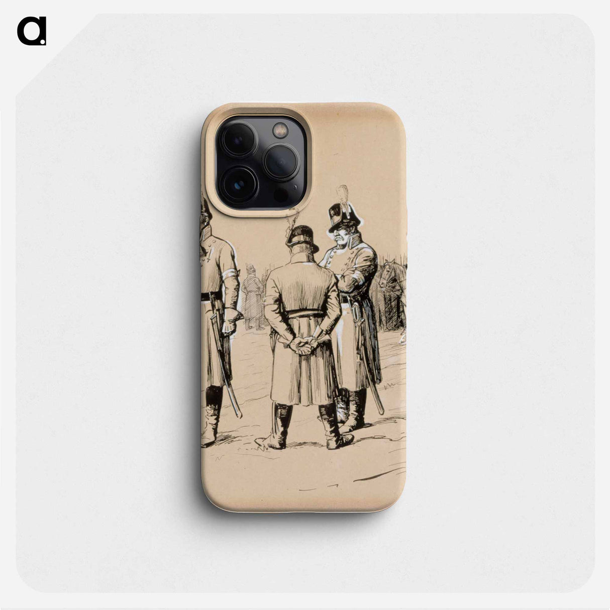 grönhagen miettii, kylmä on von kothen, schantz ärjyy vaan ja konow kiroaa - アルバート エーデルフェルト Phone Case.