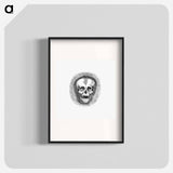 アートポスター-Skull from Two Years in Peru
 - 大英図書館 Poster.