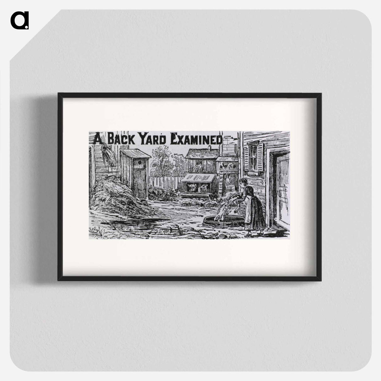 アートポスター-Backyard Examined
 - 国立医学図書館 Poster.