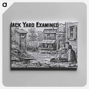 アートパネル-Backyard Examined
 - 国立医学図書館 Canvas.