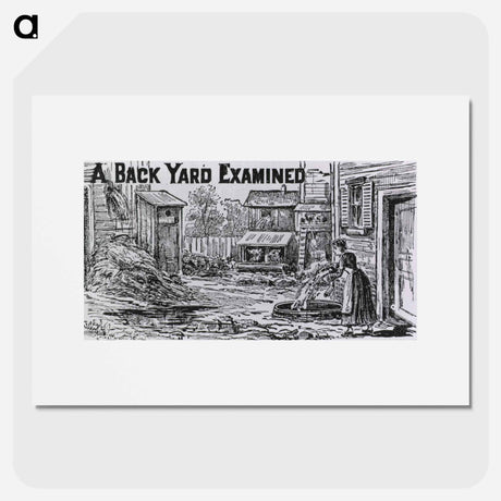 アートポスター-Backyard Examined
 - 国立医学図書館 Poster.