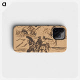 A drinking horse - アーノルド ピーター ワイズ クビンチャン Phone Case.