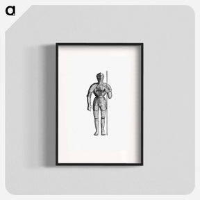 アートポスター-Knight Plate Mail Engraving
 - 大英図書館 Poster.