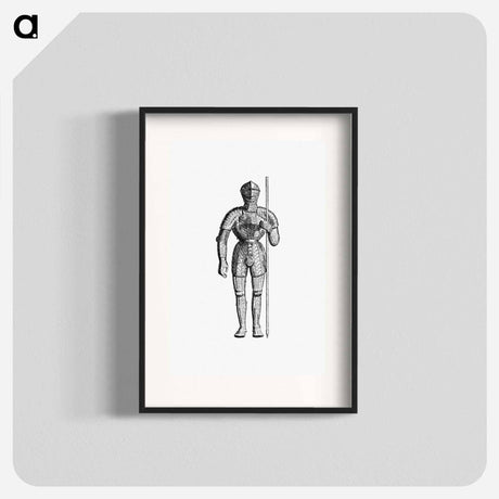 アートポスター-Knight Plate Mail Engraving
 - 大英図書館 Poster.