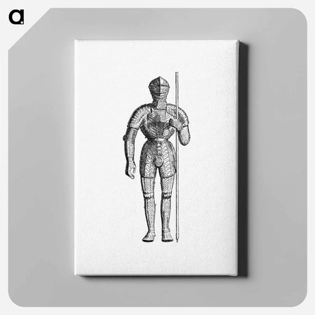 アートパネル-Knight Plate Mail Engraving
 - 大英図書館 Canvas.
