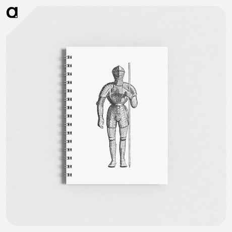 アートメモ帳-Knight Plate Mail Engraving
 - 大英図書館 Memo.