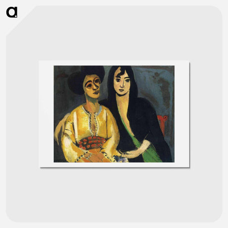 アートポストカード-Aicha and Laurette - アンリ マティス Postcard.