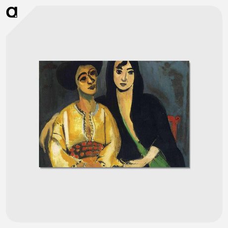 アートポストカード-Aicha and Laurette - アンリ マティス Postcard.