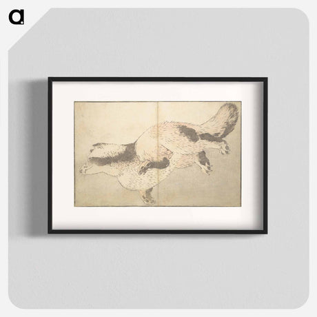 アートポスター-A Realistic Sketchbook by Hokusai - 葛飾 北斎 Poster.