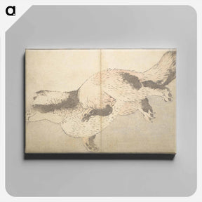アートパネル-A Realistic Sketchbook by Hokusai - 葛飾 北斎 Canvas.