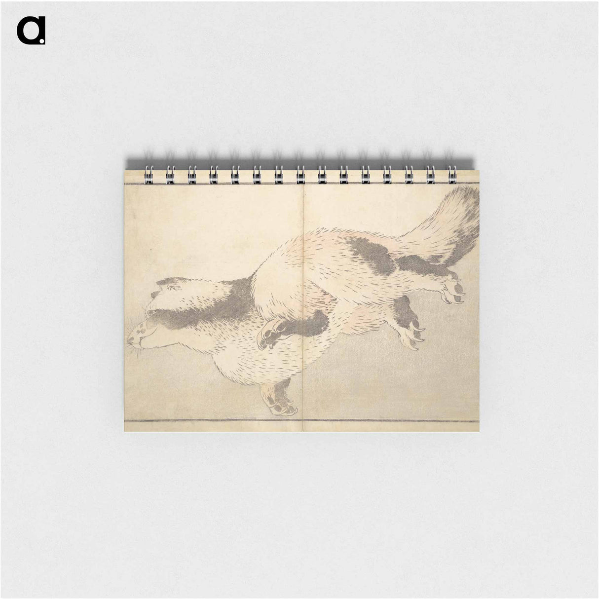 A Realistic Sketchbook by Hokusai - 葛飾 北斎 Memo.