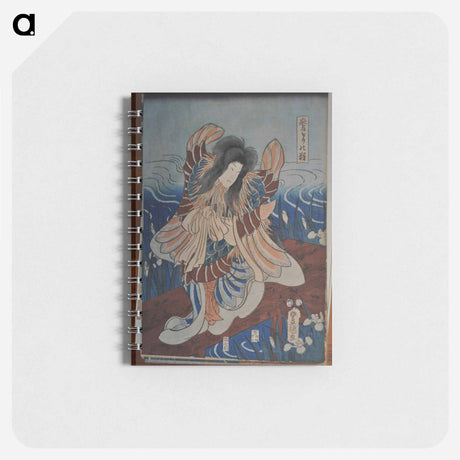 アートメモ帳-Triptych of Winged Figures
 - 歌川 国貞 Memo.